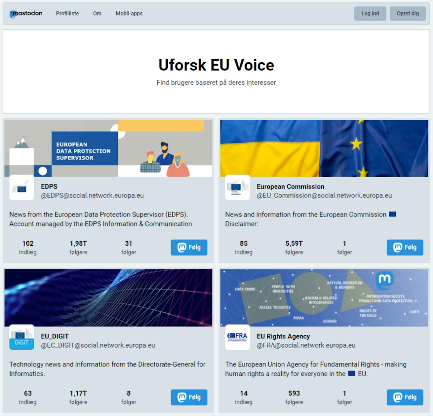 EU Voice: EU Voice – sosialt nettverk i EU
